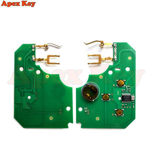 Clé de voiture intelligente noire et blanche 433Mhz ID46 PCF7947 pour Clio Logan Megane 2/3 Scenic, télécommande avec 3 boutons - Product Image 2