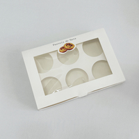 Boîte d'emballage pour pâtisserie à prix bas, impression personnalisée, boîte à pastel de nata, boîte à tarte aux œufs
