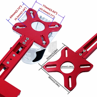 Soporte de Fresado 3 en 1 para Router, Herramienta Auxiliar Circular para Corte y Fresado de Madera, Plantillas de Corte Circular de Aluminio para Router