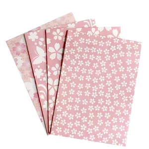 Pink Cherry Blossom Envelope Paper Cute Mini Envelope Mailing Envelope Packaging Floral Flower Handmade Fold Diy Write Letter