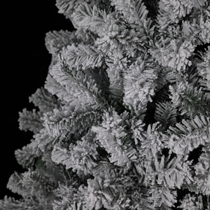 PVC Flocking Artificial Christmas <b>Tree</b> with Snowflake Simulation Environmental Protection Material Metal Stand - Product Image 2