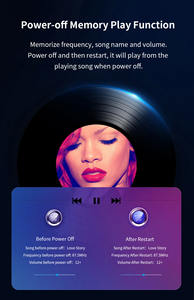 נגן MP3 נייד לרכב 20W עם סטריאו אלחוטי ודיבורית, משדר FM לאביזרי רכב - Product Image 3