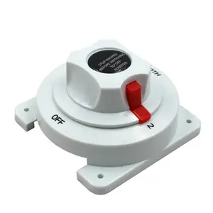 4-speed güç kapalı topuz anahtarı pirinç vida 3/8 inç 175 Amp 6V/12V/24V/32V pil anahtarları