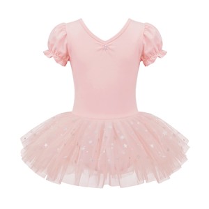 ชุดบัลเลต์เด็กผู้หญิง แขนสั้น กระโปรงผ้าทูล ชุดเต้นรำ ชุดแสดงบนเวที - Product Image 2