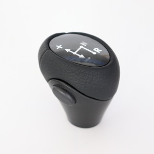 Palanca de cambios inteligente para coche, de cuero negro, ergonómica, para transmisión automática - Product Image 2