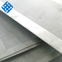 Maille métallique perforée en acier inoxydable pour plafond décoratif, soudure architecturale, tissage simple