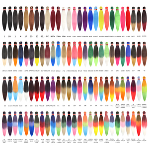 Bán Sỉ 1 2 3 Bó Tóc Bện 100% Kanekalons Duỗi Trước Tóc Nối Cho Người Da Đen Bán Sỉ E-xpression - Product Image 6