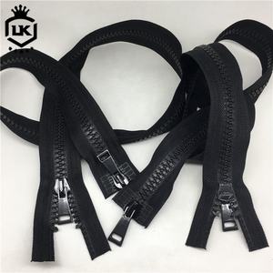 Lanke Heavy Duty Two Way Slider Big Zipper No 8 Leather Binder Plastic Zip Zippers No.5 Black Nickel <span class=keywords><strong>Double</strong></span> Face Zipper - Product Image 6