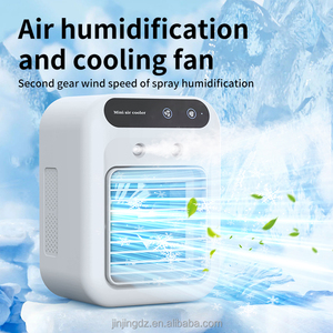2025 nouveau ventilateur refroidisseur d'air USB Mini ventilateur de batterie Rechargeable 1200mAh <span class=keywords><strong>petit</strong></span> support de bureau <span class=keywords><strong>Portable</strong></span> ventilateur personnel électrique maison - Product Image 2