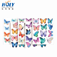 Autocollant Vinyle Papillon Honli Imperméable Découpé Holographique Esthétique Nature Journal Scrapbook Enfants Ordinateur Portable Cadeau