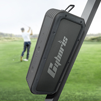 CYB-X3S-Golf 40W Sans Fil Portable Magnétique Bleu dent De Golf Haut-Parleur IPX7 Étanche/Antichoc Soutien Mains Appel Gratuit