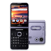 Ponsel Lipat Pocket 3 Flip Yahudi Kosher 64GB+4GB Android QWERTY 4G Android AOSP Bahasa Ibrani Kosher dengan OEM/ODM