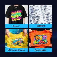 Imprimante DTF Kingjet 2 têtes 60 cm I3200 A3, imprimante textile 24 pouces, machine d'impression de t-shirts