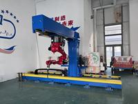 Línea de Robot de soldadura automática para estructuras de acero 600/800/1000/1250/1500/1800mm H Beam Profile Core Bearing Components Uso de reparación