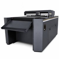 Machine de découpe à plat F6090 avec rainurage rotatif et découpe automatique de contour pour étiquettes en carton 600mm 900mm