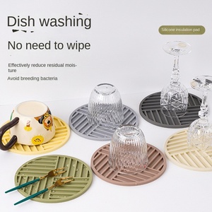 A0085 Sottopentola in Silicone Resistente al Calore, Riutilizzabile, Design Moderno e Semplice, per Pentole, Tazze, Ciotole, Piatti, Casseruole, Uso Domestico - Product Image 4