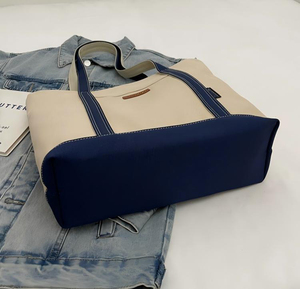 Bolsa de Compras Ecológica de Moda para Mujer, Bolsa de Lona con Bolsillo, Logotipo Personalizado Impreso - Product Image 5