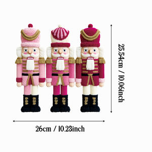 Hongcai 3 poupées <span class=keywords><strong>casse</strong></span>-<span class=keywords><strong>noisette</strong></span> en peluche transfert de chaleur bricolage motif décalcomanies vêtements fer à repasser Logo vêtement transfert <span class=keywords><strong>Film</strong></span> vinyle/PET - Product Image 3