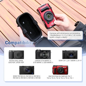 กระเป๋าใส่เครื่องมือสำหรับ Canon G7X Mark iiiiiii/<span class=keywords><strong>sony</strong></span> Vlog <span class=keywords><strong>ZV</strong></span>-<span class=keywords><strong>1F</strong></span> ใส่กล้อง - Product Image 4