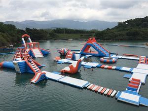 Offre Spéciale 36x19m qualité géante garantie de 5 ans parc aquatique flottant gonflable personnalisé Aquapark - Product Image 3