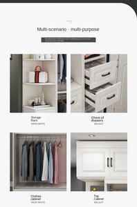 Chambre à coucher moderne simple <span class=keywords><strong>armoire</strong></span> à portes coulissantes largeur 140 salle de location avec garde-robe simple pour enfants - Product Image 6