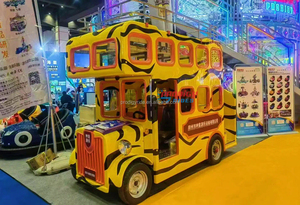 <span class=keywords><strong>Bus</strong></span> touristique électrique à toit ouvert, à deux étages, type <span class=keywords><strong>bus</strong></span> londonien, 16/20 places, avec éclairage LED, pour parcs d'attractions - Product Image 4