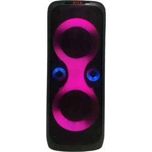 Baffle Bluetooth Với <span class=keywords><strong>Micro</strong></span> Sans Fil Bass Đầy Màu Sắc Ánh Sáng To Và Rõ Ràng Âm Thanh Kép 8 Inch Karaoke Loa Với Mic Và Bluetooth - Product Image 1