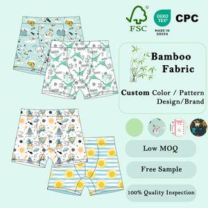 Sous-vêtements pour garçons très demandés, logo personnalisé, style western, boxers imprimés, caleçons pour tout-petits, pantalons en bambou pour garçons - Product Image 4