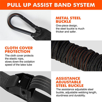 Brazo elástico Pecho Muscle Fitness Resistencia Tubo Banda Pull up Bar Chin up Asistencia Bandas