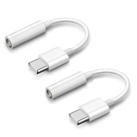 USB-Audio-Datenkabel vom Typ C bis 3,5mm mit PVC-Jacke Praktisches Stereo-Kopfhörer anschluss adapter mikrofon für Telefon-und MP3-Verwendung