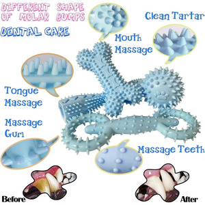 4 Pack in Silicone per cani da masticare giocattoli per la dentizione dei cuccioli - Product Image 4