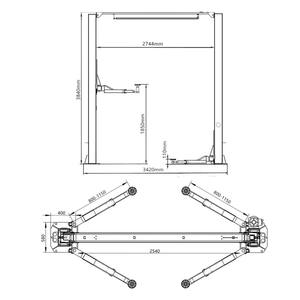 Ascenseur <span class=keywords><strong>de</strong></span> <span class=keywords><strong>voiture</strong></span> à 2 poteaux <span class=keywords><strong>d</strong></span>'<span class=keywords><strong>occasion</strong></span> CE pour ascenseur <span class=keywords><strong>de</strong></span> <span class=keywords><strong>voiture</strong></span> à deux poteaux <span class=keywords><strong>de</strong></span> <span class=keywords><strong>garage</strong></span> (type portique) à vendre - Product Image 5
