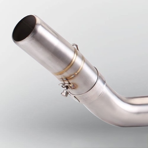 Pot d'échappement de <span class=keywords><strong>moto</strong></span> en acier inoxydable, tuyau intermédiaire avant 51 mm, interface d'origine, tout-terrain, pour CRF1100L CRF1100 Africa Twin - Product Image 4