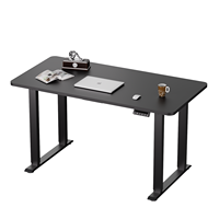 Bureau debout électrique intelligent en métal, 2 moteurs, 4 pieds, capacité de charge de 100 kg, hauteur réglable, bureau assis-debout de haute qualité