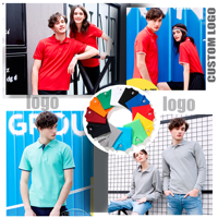 T-shirt Polo Homme Grande Taille en Coton de Haute Qualité à Col Boutonné, Vêtement Décontracté, Vente Chaude Directe Usine