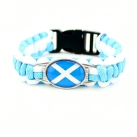 Bracelet en paracorde personnalisé avec le drapeau de l'Ukraine, bracelet tressé de survie pour les activités sportives et cadeau de culture nationale