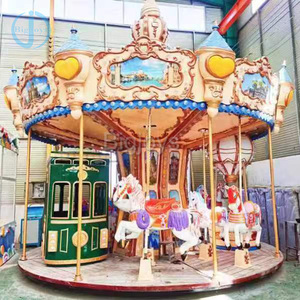 <span class=keywords><strong>Parc</strong></span> d'attractions 16 places Carrousel <span class=keywords><strong>de</strong></span> style européen classique vintage à vendre - Product Image 4