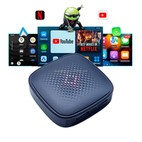 Caja Inalámbrica CarPlay AI 4GB+32GB Android Smart Multimedia Dongle Convierte CarPlay con Cable a Inalámbrico Compatible con YouTube Netflix