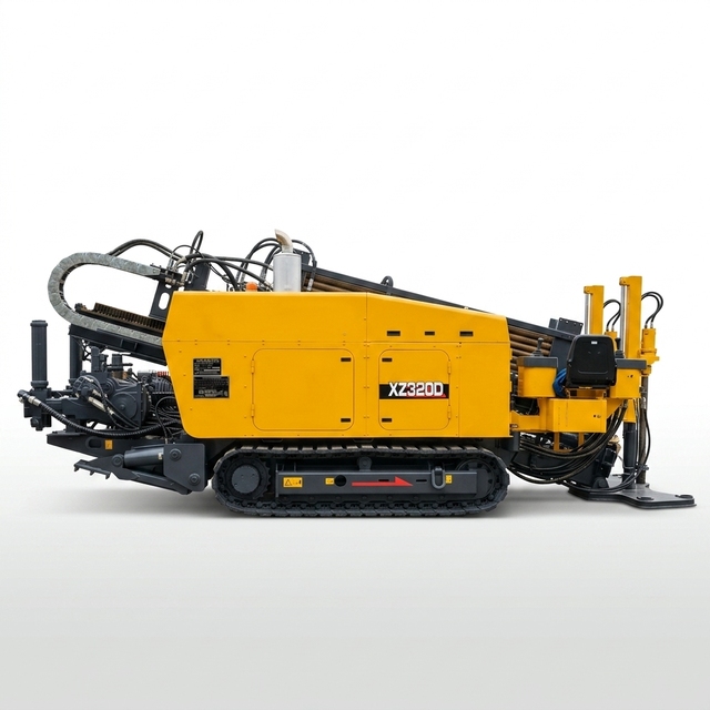 XZ320D HDD Drilling Rig Horizontal Directional Drilling Machine Crawler Mobility Diesel Powered Mud Pump for Underground