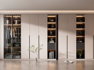 Recién llegado, armario portátil moderno personalizado de madera maciza para uso en el dormitorio del hogar, armario de dormitorio Armable - Product Image 3