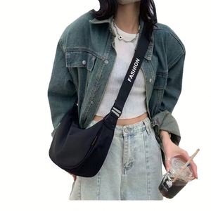 Large Capacity Waterproof Oxford Fabric Shoulder Crossbody Bag Adjustable <b>Strap</b> Casual Bag for Outdoor Daily Use - Product Image 1