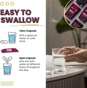 Yüksek Kaliteli Vitamin B12 Pancar Takviyeleri Güçlü 1300Mg Ekstrakt Organik Pancar Kökü Kapsülleri Kalp Desteği İçin - Product Image 2