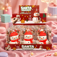 Jumbo Christmas Snowman Squishy Dumpling Christmas Toy Slow Rebound Squeeze Toy Stress Relief Decompression Toys for Adults