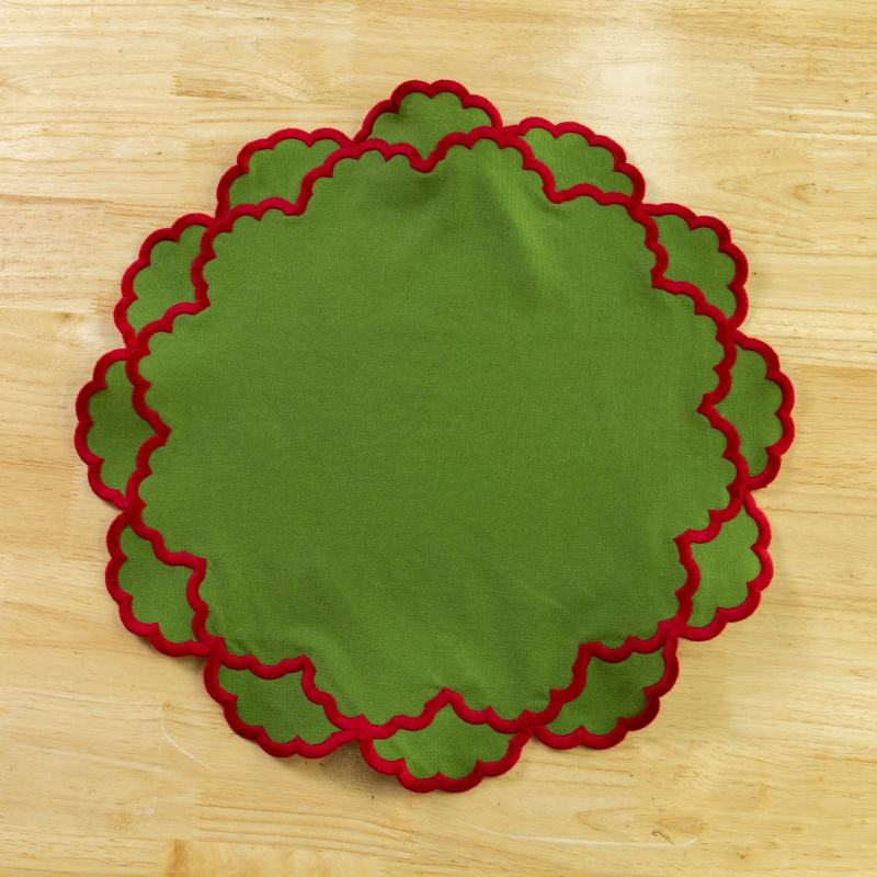 ผ้าเช็ดปากขอบปักคุณภาพพรีเมียม