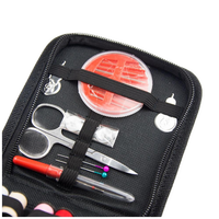 Kit de couture portable écologique simple de 42 pièces, boîte d'accessoires, 30 aiguilles assorties, coffret cadeau de Noël, vente en gros en ligne