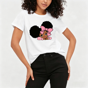 Impression DTF personnalisée en gros sur film pour l'<span class=keywords><strong>histoire</strong></span> des Noirs, design imperméable à transfert thermique pour T-shirts - Product Image 2