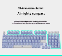 Teclado Mecánico Inalámbrico Logitech Alto Keys K98M de 98 Teclas con Interruptores de Mármol Intercambiables en Caliente para Juegos de Escritorio y Hogar