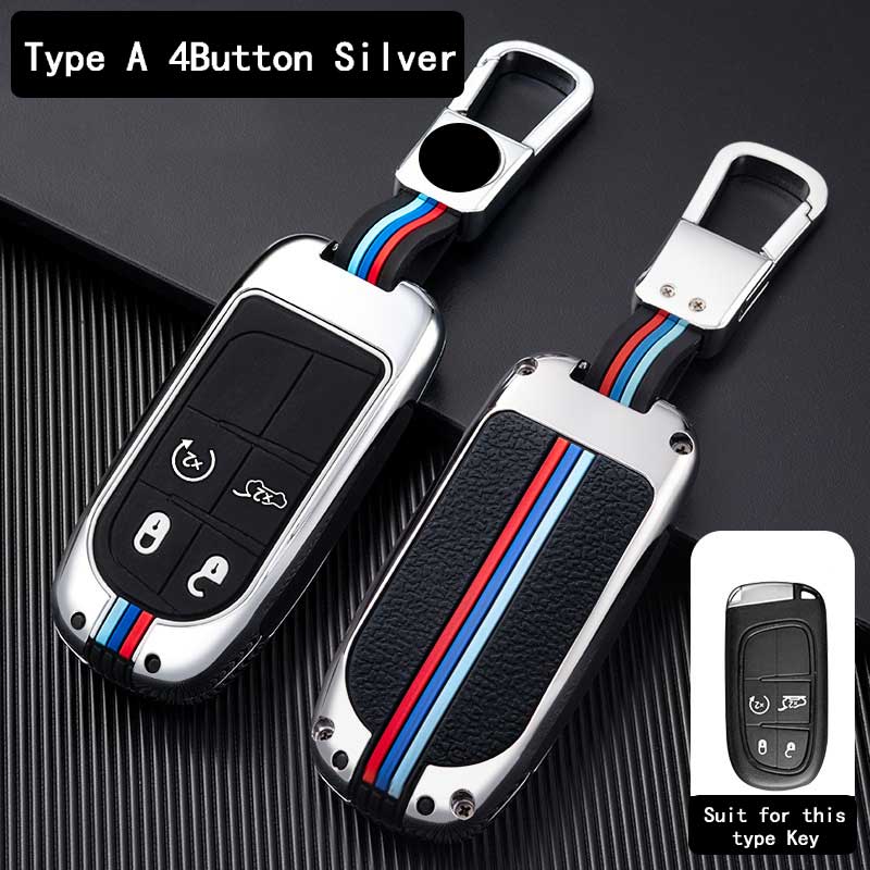 Un botón de 4 plata