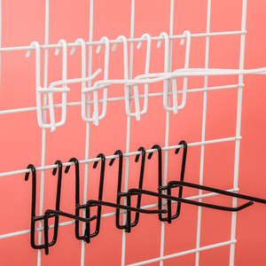 Ganchos de Acero Metálico de Alta Calidad Hookei de 4 mm, 5 mm y 6 mm de Diámetro para Paneles Ranurados, Múltiples Especificaciones y Colores - Product Image 4