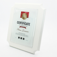 Douanes sublimation plaque en bois avec verre pièce pour l'impression de presse de la chaleur